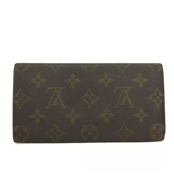 Louis Vuitton Monogram Porte 3 Credit Bifold Long Wallet /R3579 - Picture 4 of 8